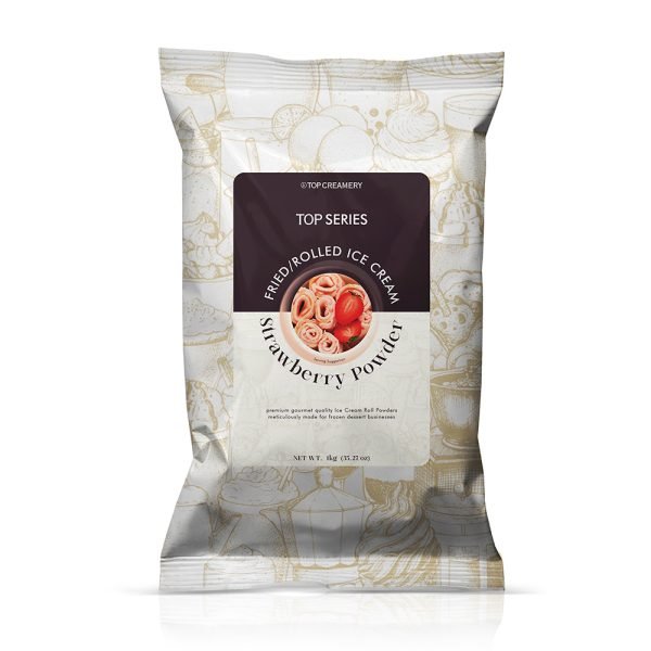 TOP Series Fried/Rolled Ice Cream Strawberry Powder 1kg