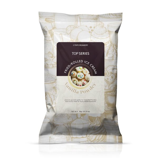 TOP Series Fried/Rolled Ice Cream Vanilla Powder 1kg