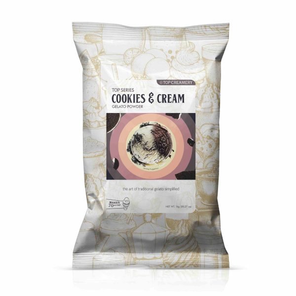 TOP Series Gelato Cookies and Cream Powder 1kg