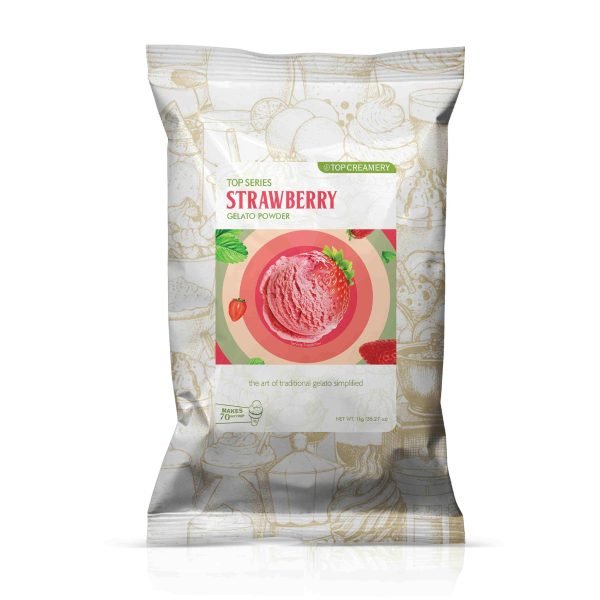 TOP Series Gelato Strawberry Powder 1kg