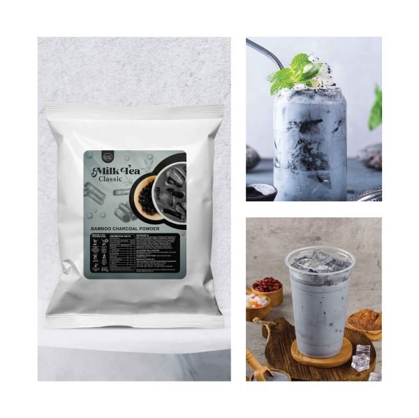 Bamboo Charcoal Milk Tea Series Powder