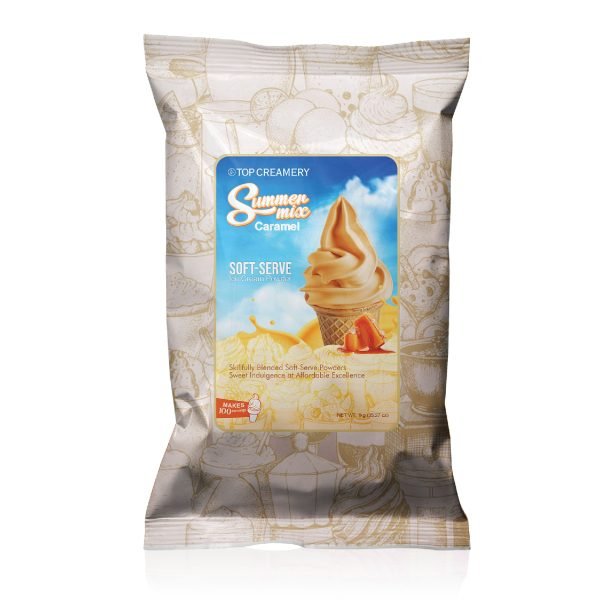 Summer Mix Soft-Serve Ice Cream Caramel Powder 1kg