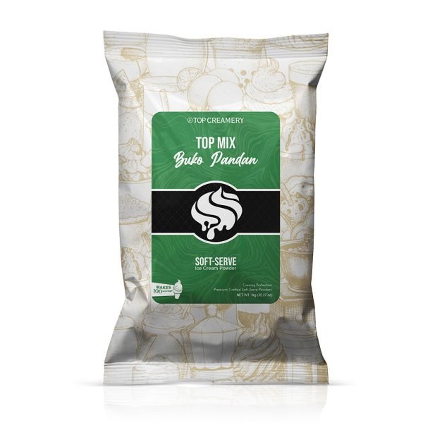 TOP Mix Soft-Serve Ice Cream Buko Pandan Powder 1kg