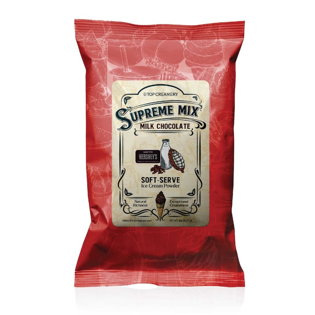 Supreme Mix Soft-Serve Ice Cream Milk Chocolate Powder made with Hershey’s 1kg